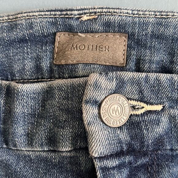 Mother High Waisted Looker Ankle Fray Just Like The Ones We Used To Know Jeans - Picture 8 of 12